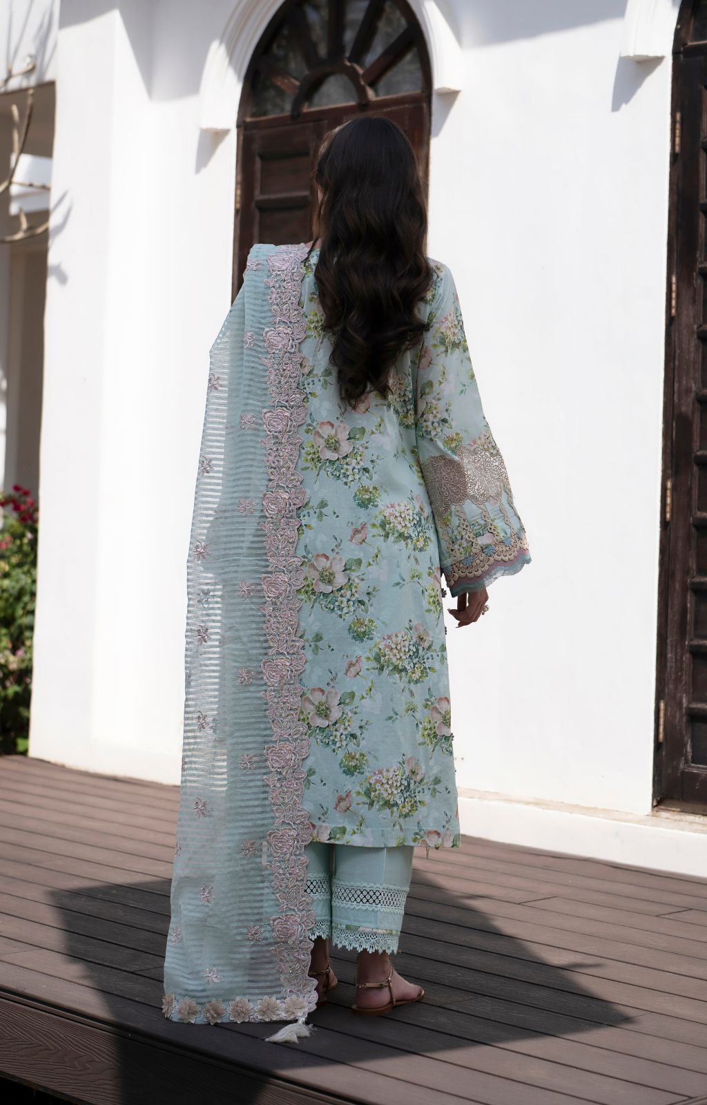 AJR Couture | Printakari Lawn 25 | Myrtle - House Of Hania