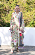 AJR Couture | Printakari Lawn 25 | Pink Patel - House Of Hania
