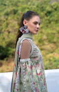 AJR Couture | Printakari Lawn 25 | Pink Patel - House Of Hania