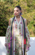 AJR Couture | Printakari Lawn 25 | Pink Patel - House Of Hania
