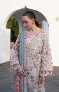 AJR Couture | Printakari Lawn 25 | Rose - House Of Hania