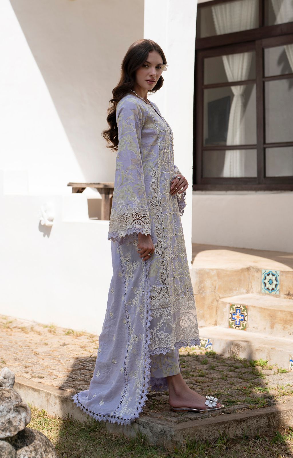 AJR Couture | Printakari Lawn 25 | Vista - House Of Hania