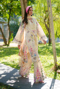 AJR Couture | Printed Chikankari 26 | Lila - House Of Hania