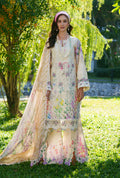AJR Couture | Printed Chikankari 26 | Lila - House Of Hania