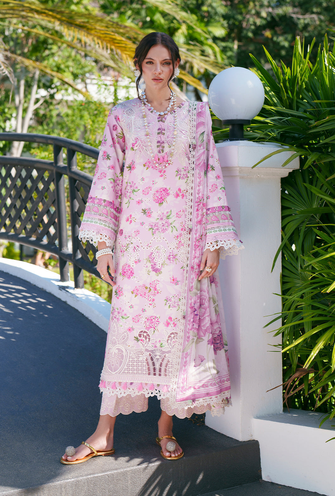 AJR Couture | Printed Chikankari 26 | Rumi - House Of Hania