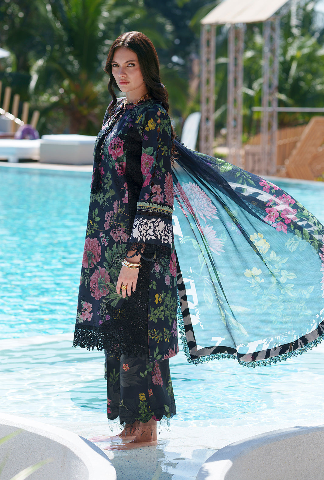 AJR Couture | Printed Chikankari 26 | Vera - House Of Hania