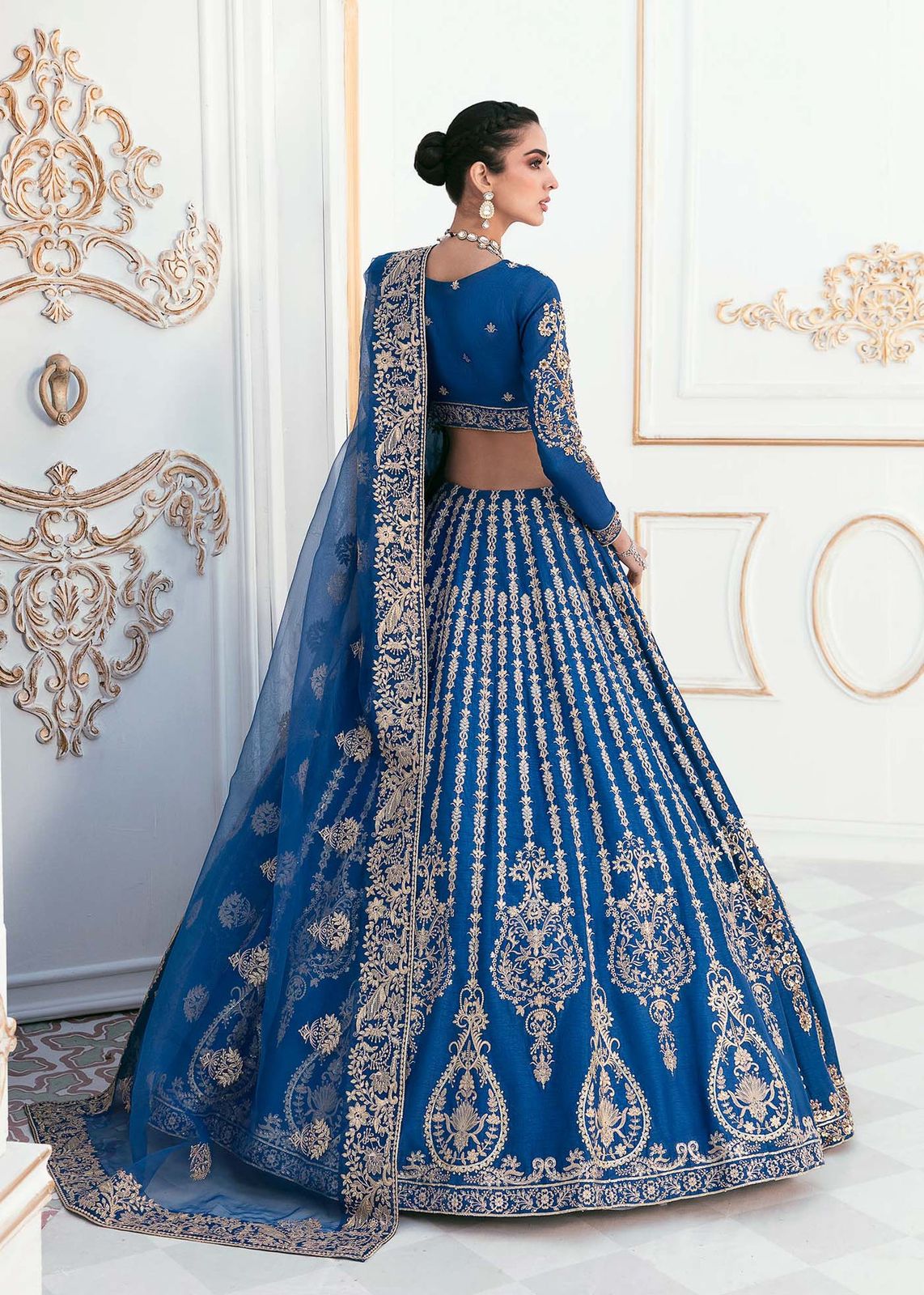 AKBAR ASLAM DYLA U-1452 FORMAL COLLECTION STITCHED - House Of Hania