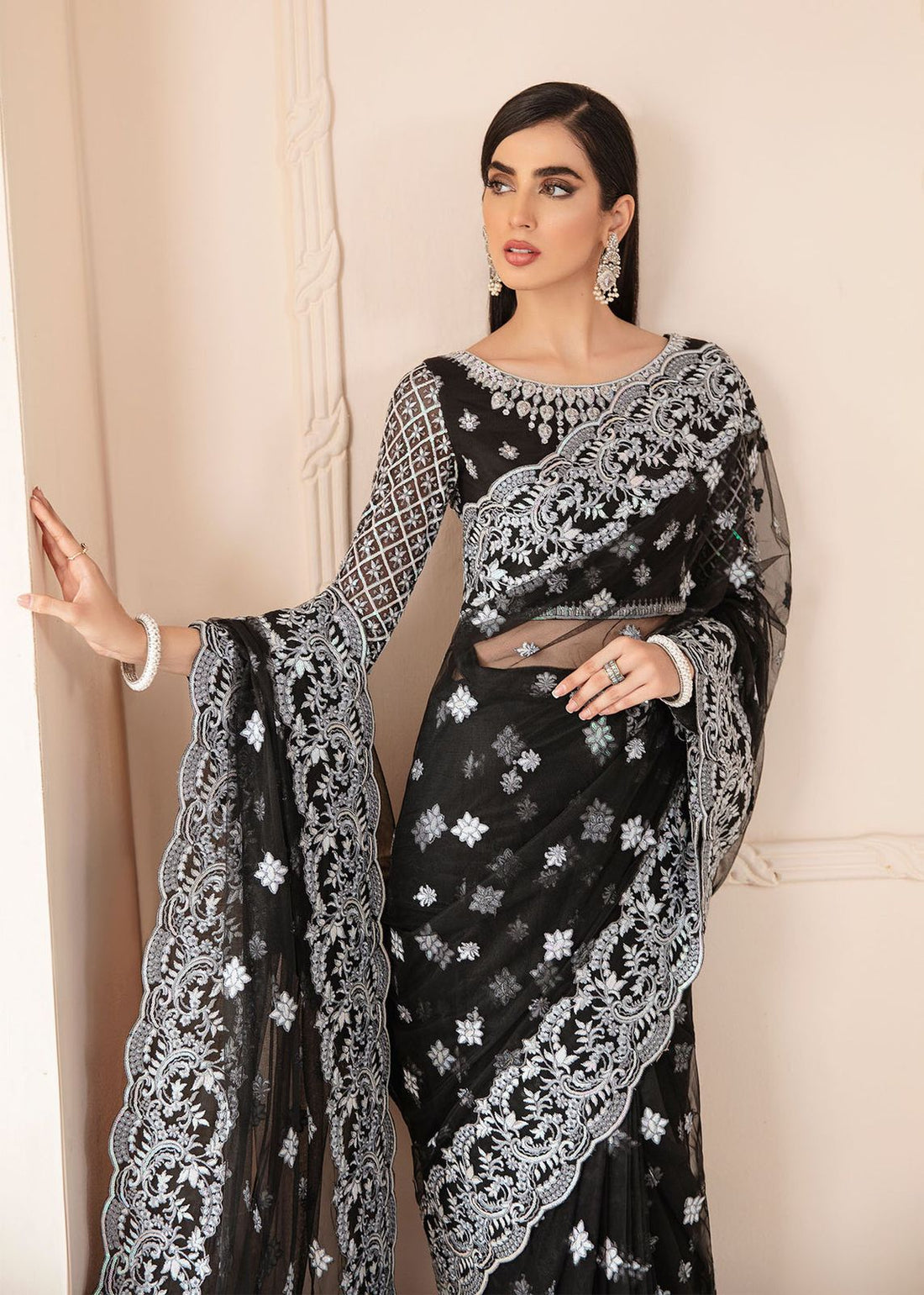 AKBAR ASLAM SILENE U-1441 FORMAL COLLECTION STITCHED - House Of Hania