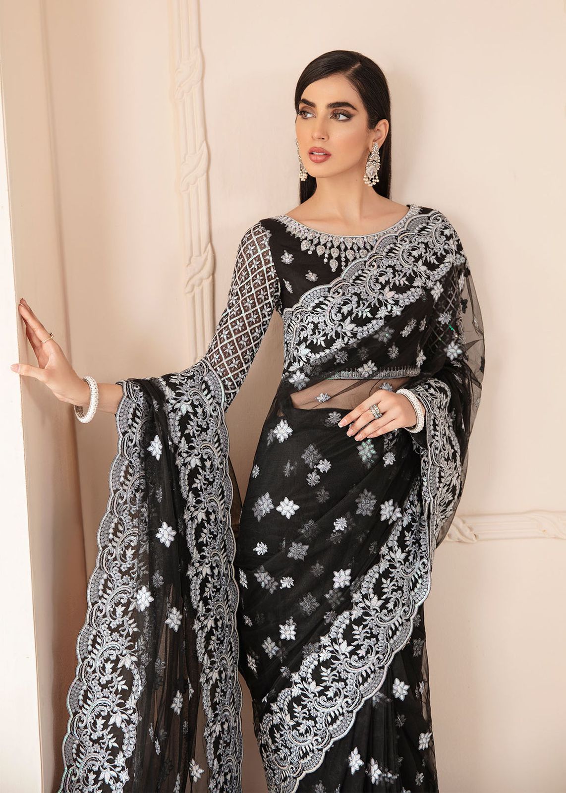 AKBAR ASLAM SILENE U-1441 FORMAL COLLECTION STITCHED - House Of Hania