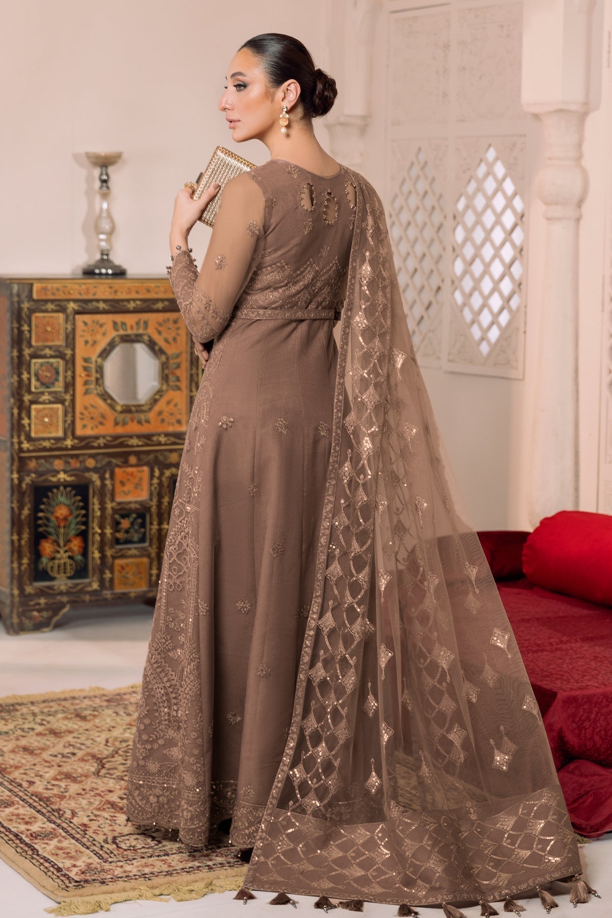 ALIZEH-DUA-V01D05B- RYAN ( BEIGE ) - House Of Hania