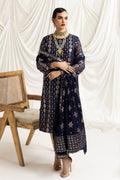 ALIZEH-DUA-V02D01A- AIREEN(NAVY BLUE) - House Of Hania