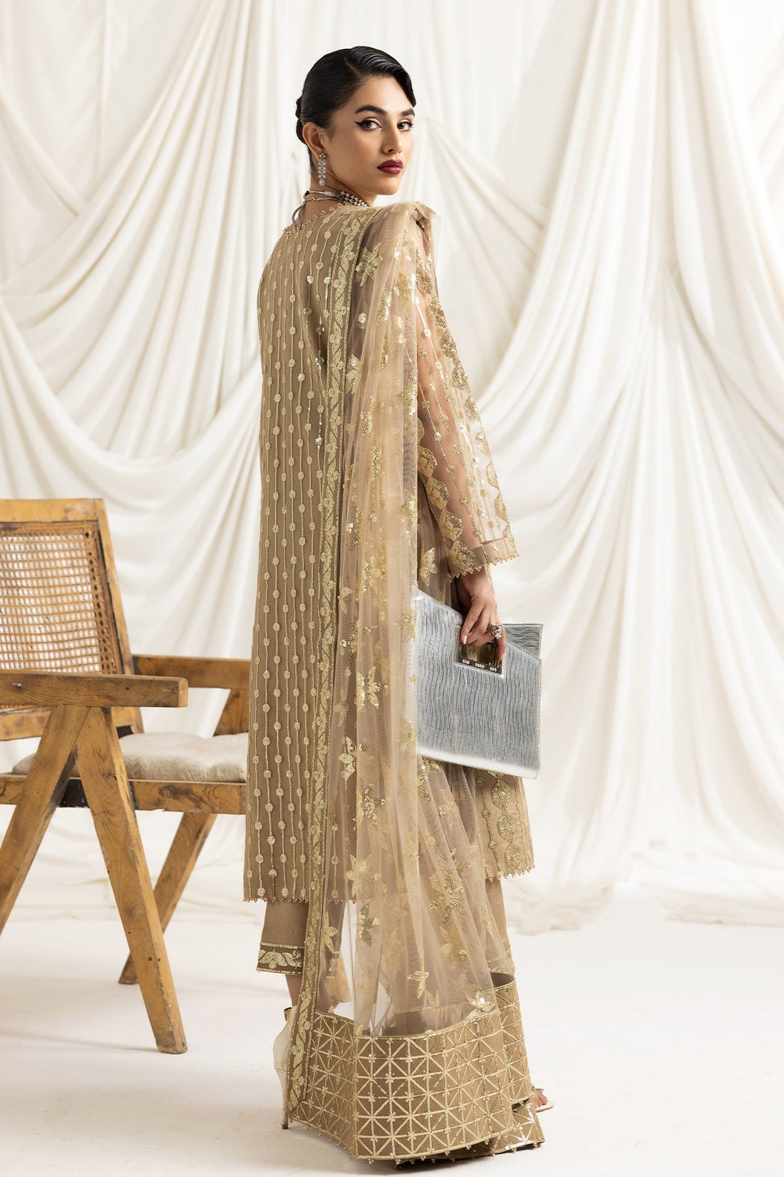 ALIZEH-DUA-V02D01B- AIREEN(IVORY BEIGE) - House Of Hania
