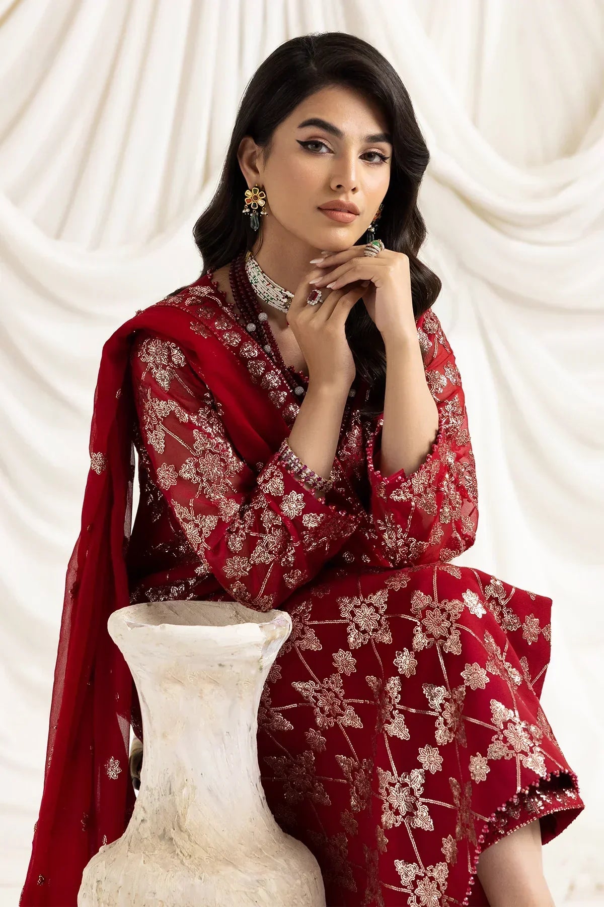 ALIZEH-DUA-V02D02A-ALARA(RED) - House Of Hania
