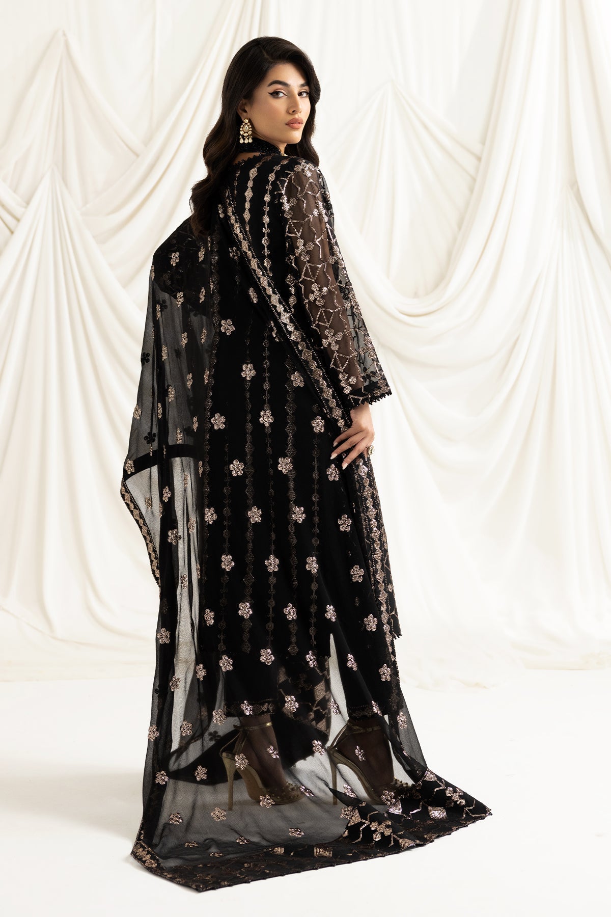 ALIZEH-DUA-V02D04A-NAZIK(BLACK) - House Of Hania