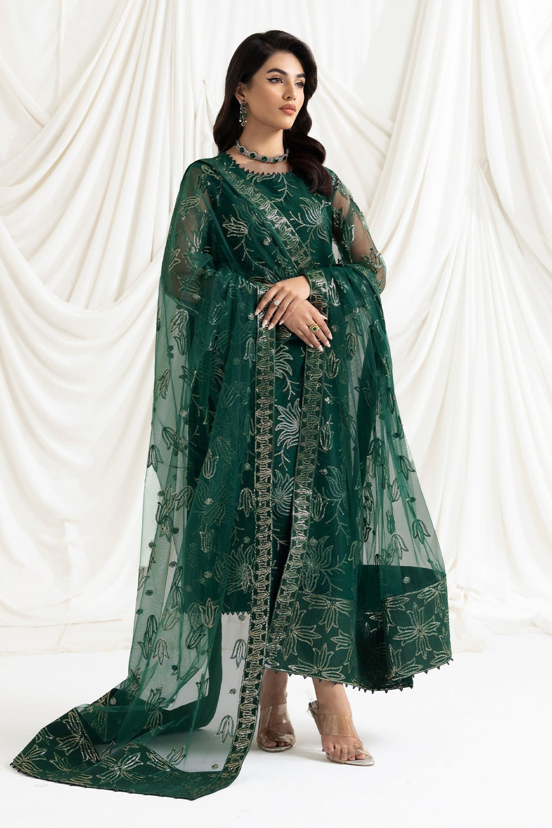 ALIZEH-DUA-V02D05A-ELNAZ(GREEN) - House Of Hania