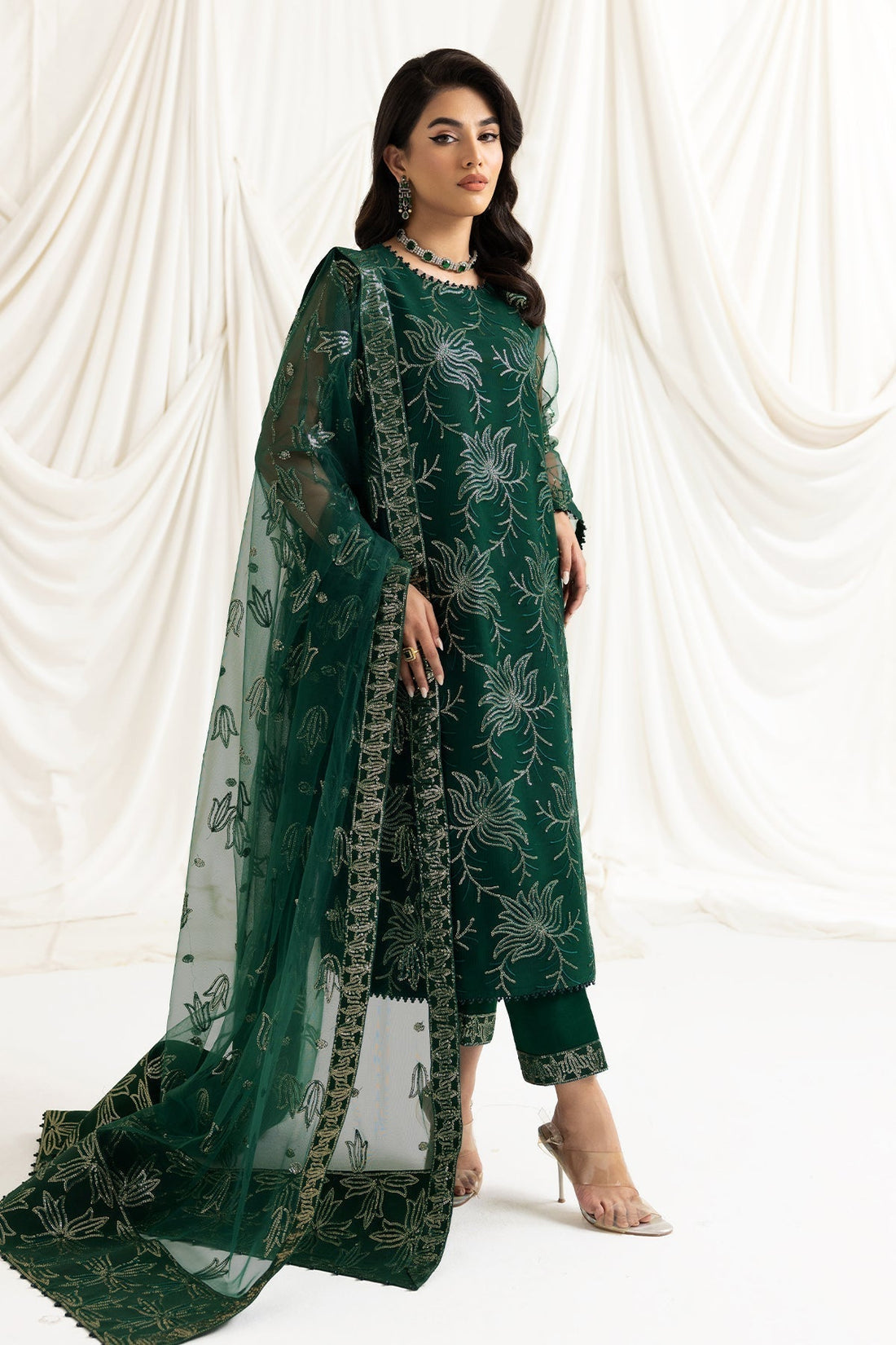 ALIZEH-DUA-V02D05A-ELNAZ(GREEN) - House Of Hania