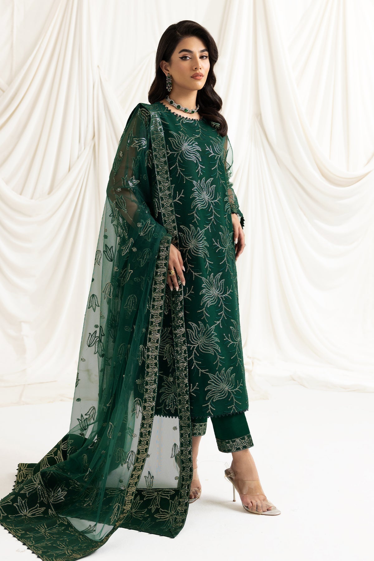 ALIZEH-DUA-V02D05A-ELNAZ(GREEN) - House Of Hania
