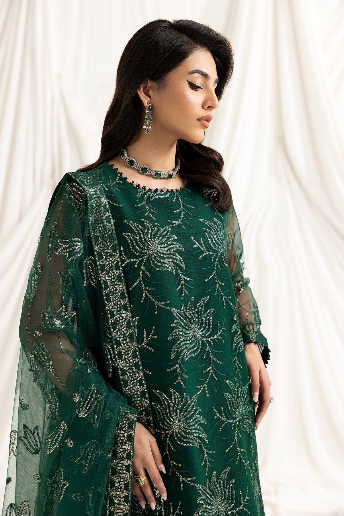ALIZEH-DUA-V02D05A-ELNAZ(GREEN) - House Of Hania