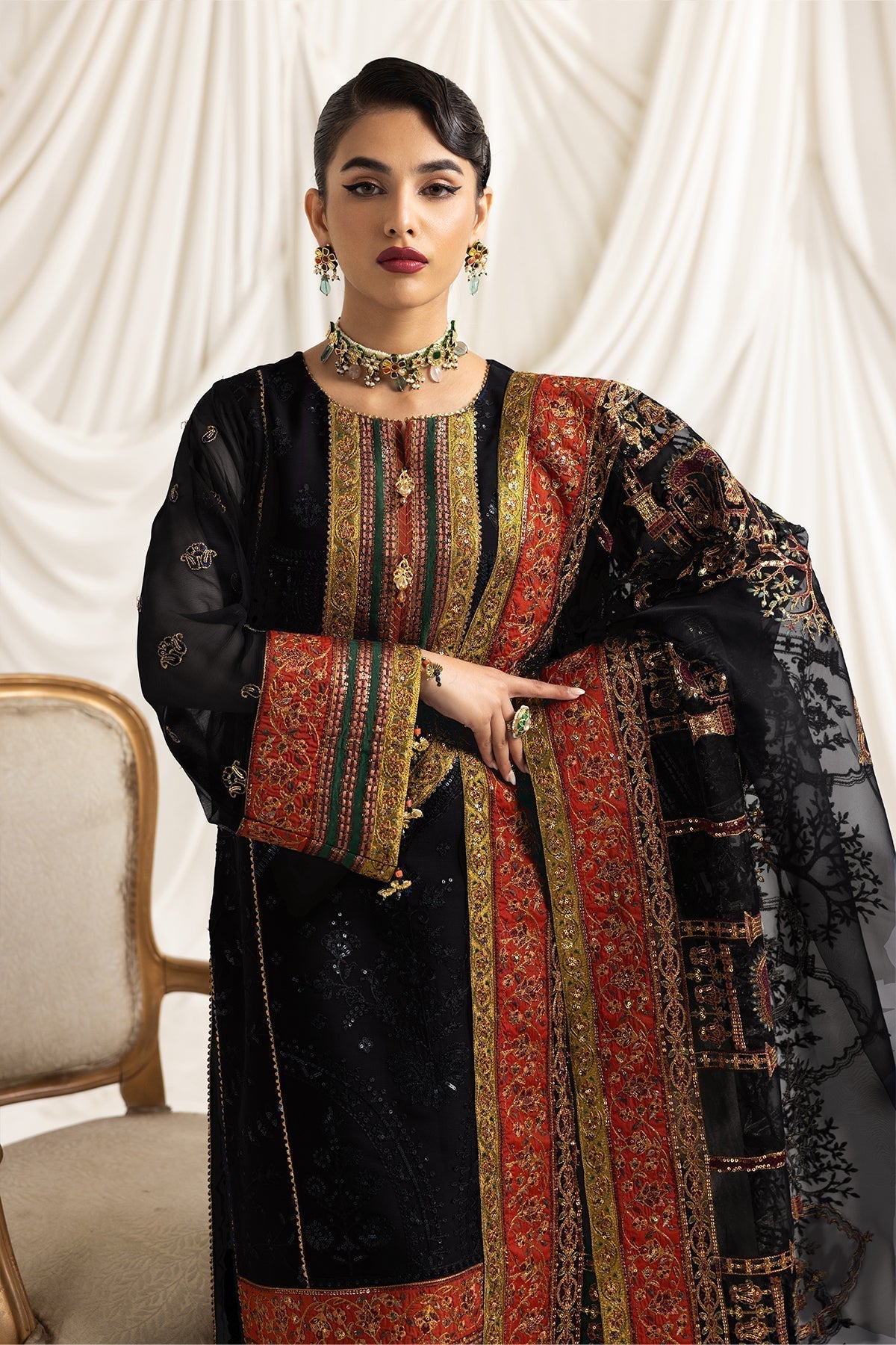 ALIZEH-Mehlika B (BLACK) - House Of Hania