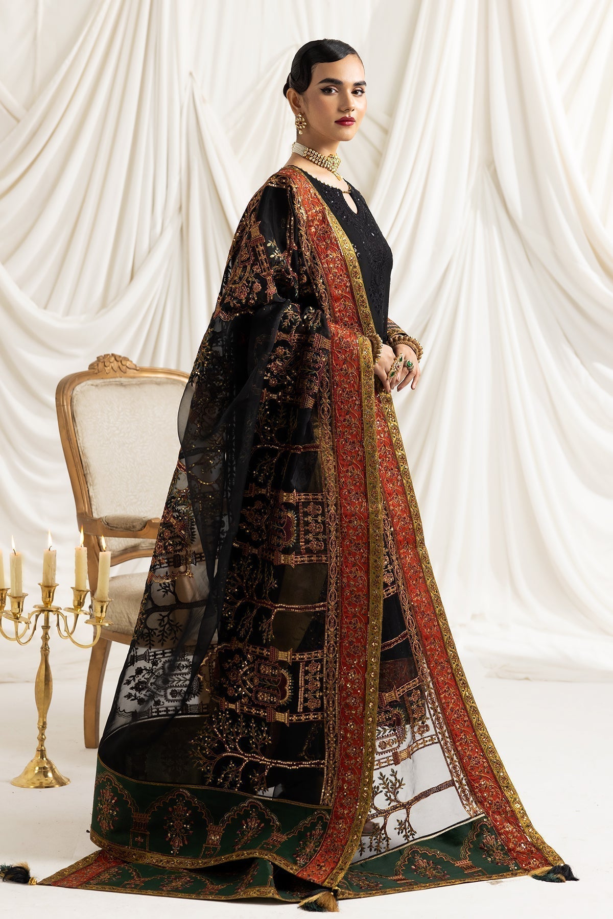 ALIZEH-Mehlika B (BLACK) - House Of Hania