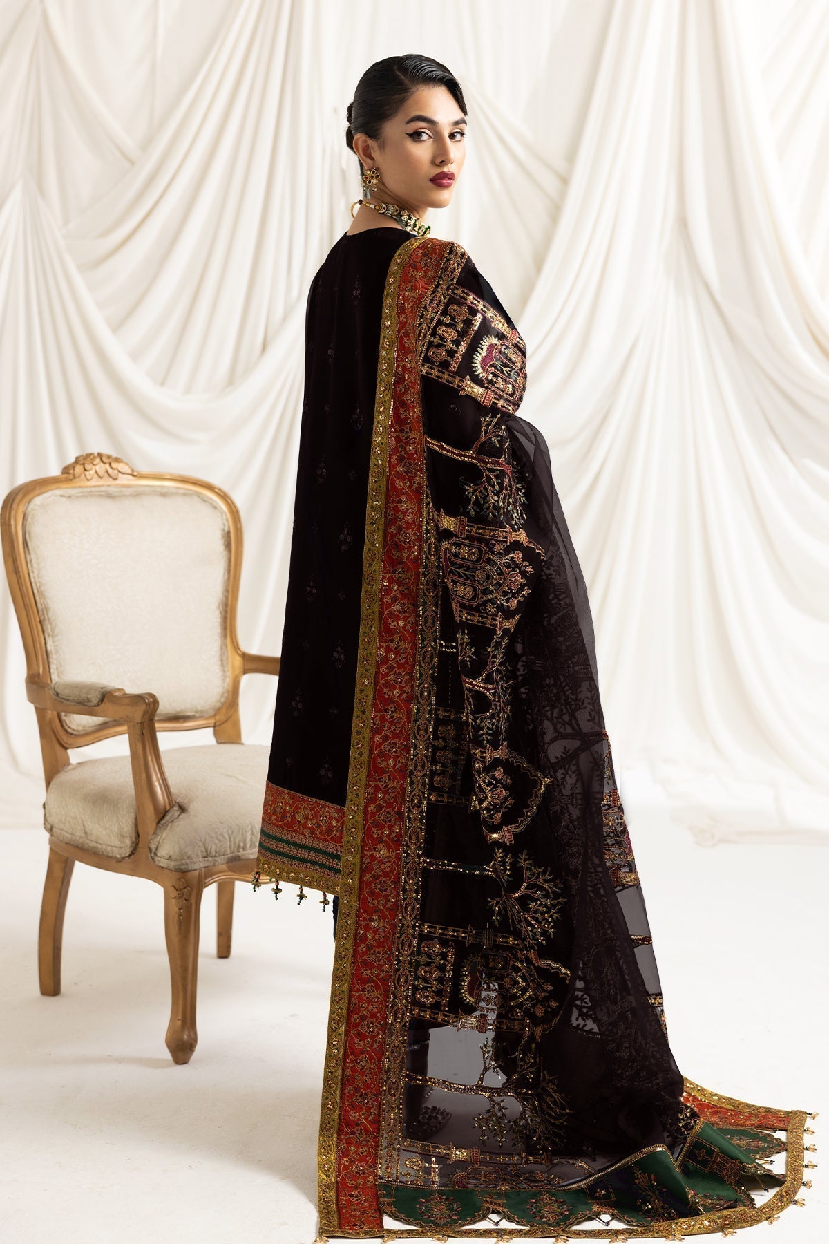 ALIZEH-Mehlika B (BLACK) - House Of Hania