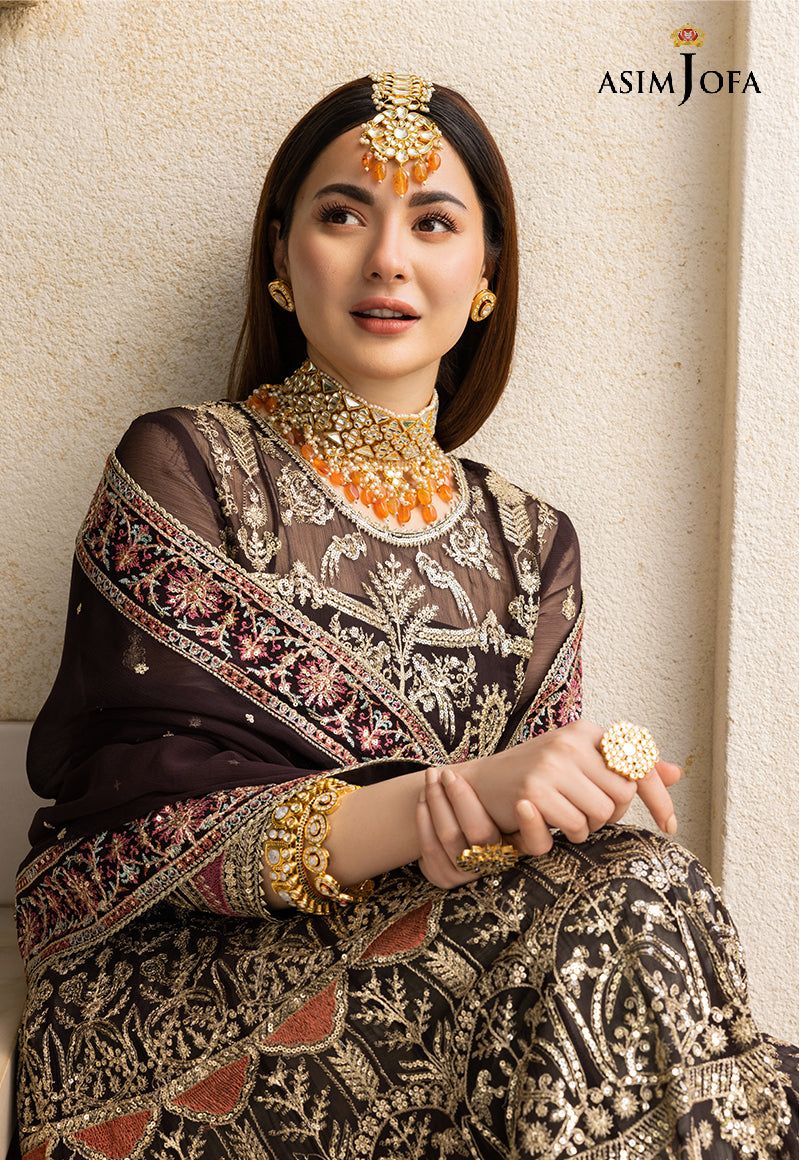 ASIM JOFA LUXUR PRET AJHJ-16 STITCHED - House Of Hania
