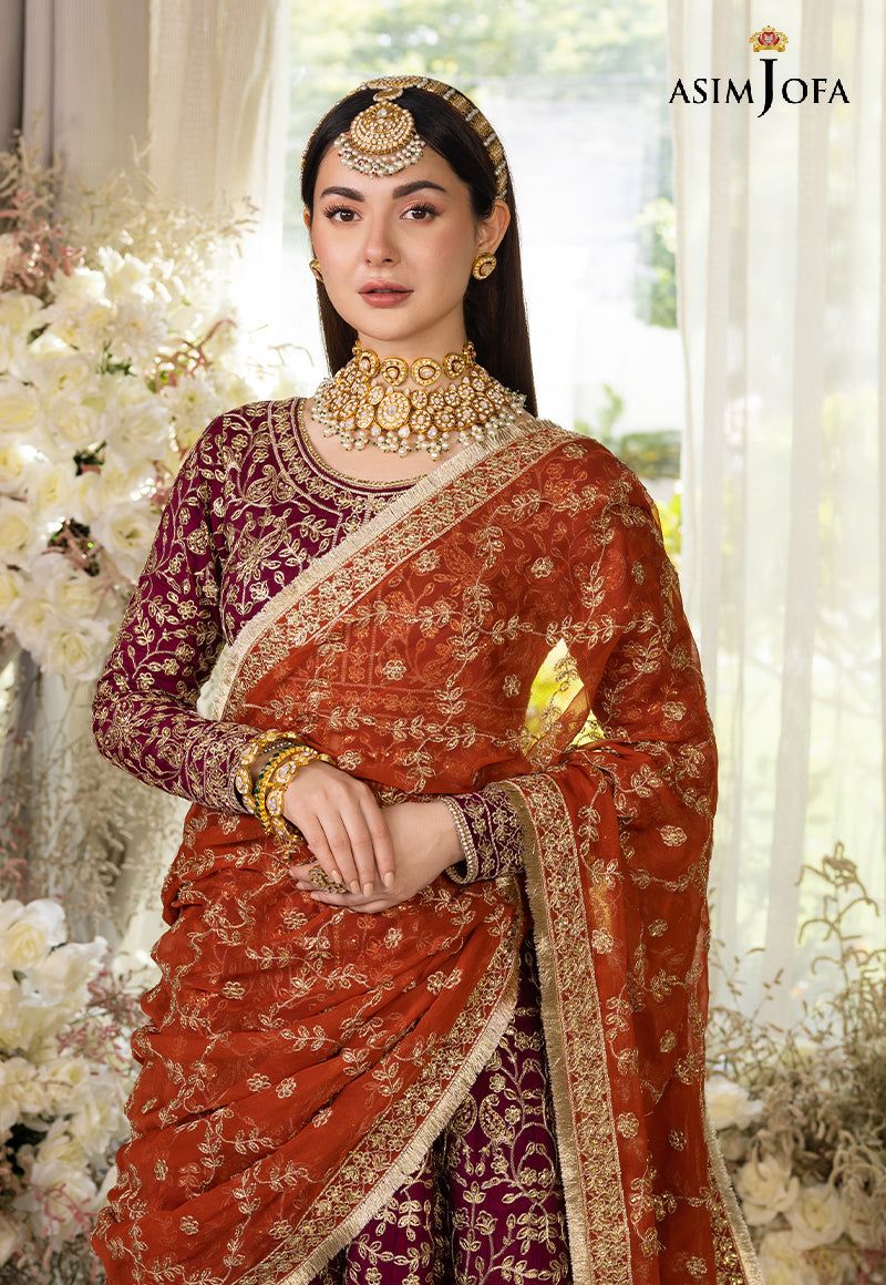 ASIM JOFA LUXUR PRET AJHJ-17 STITCHED - House Of Hania