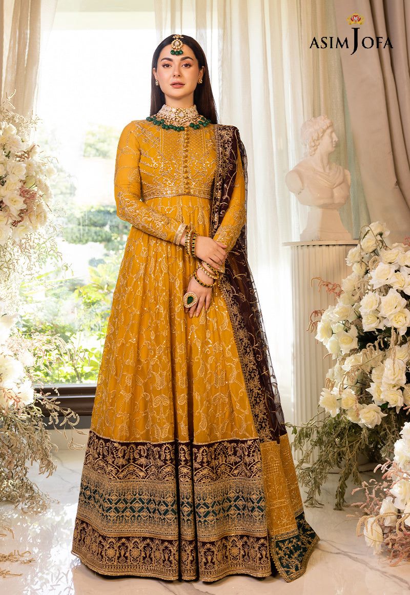 ASIM JOFA LUXUR PRET AJHJ-18 STITCHED - House Of Hania