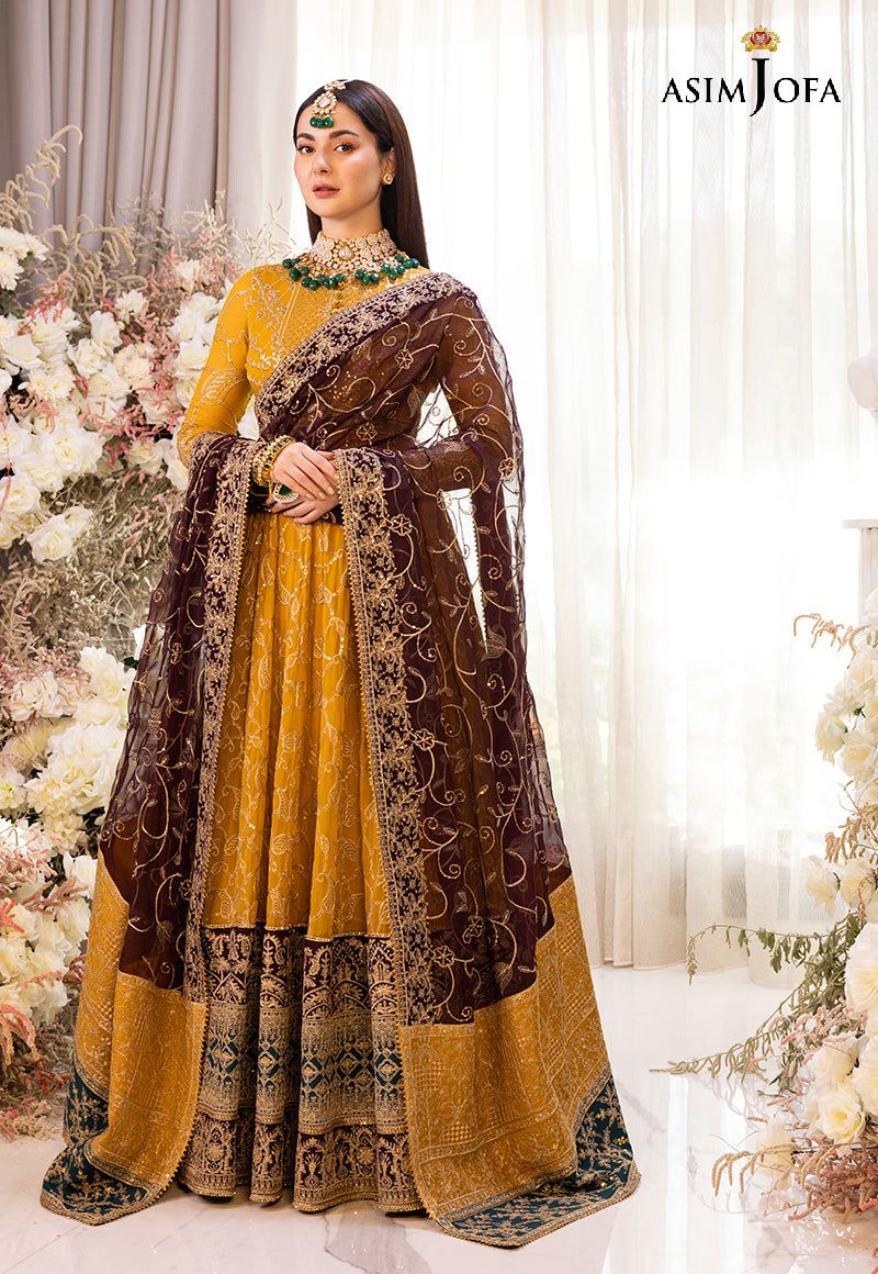 ASIM JOFA LUXUR PRET AJHJ-18 STITCHED - House Of Hania