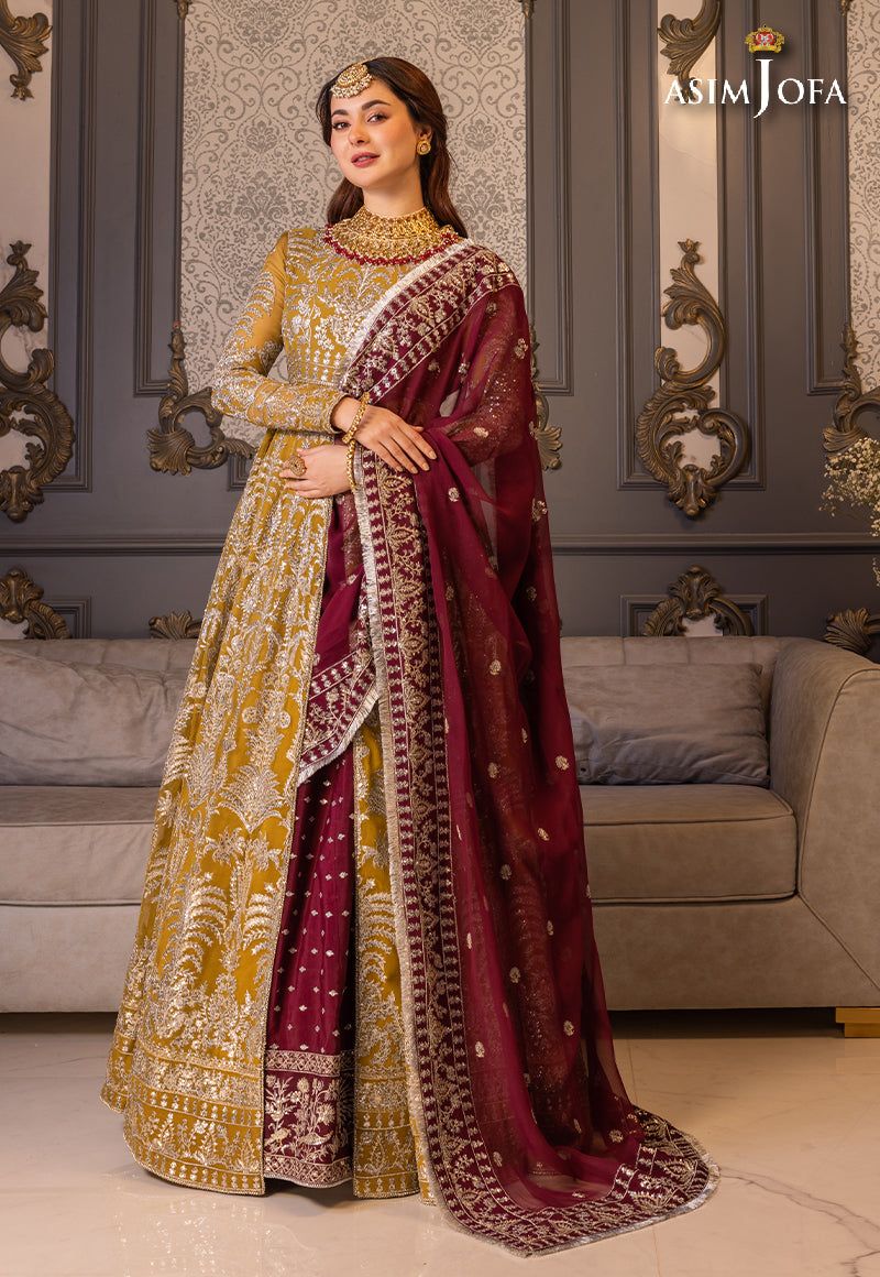 ASIM JOFA LUXUR PRET AJHJ-22 STITCHED - House Of Hania