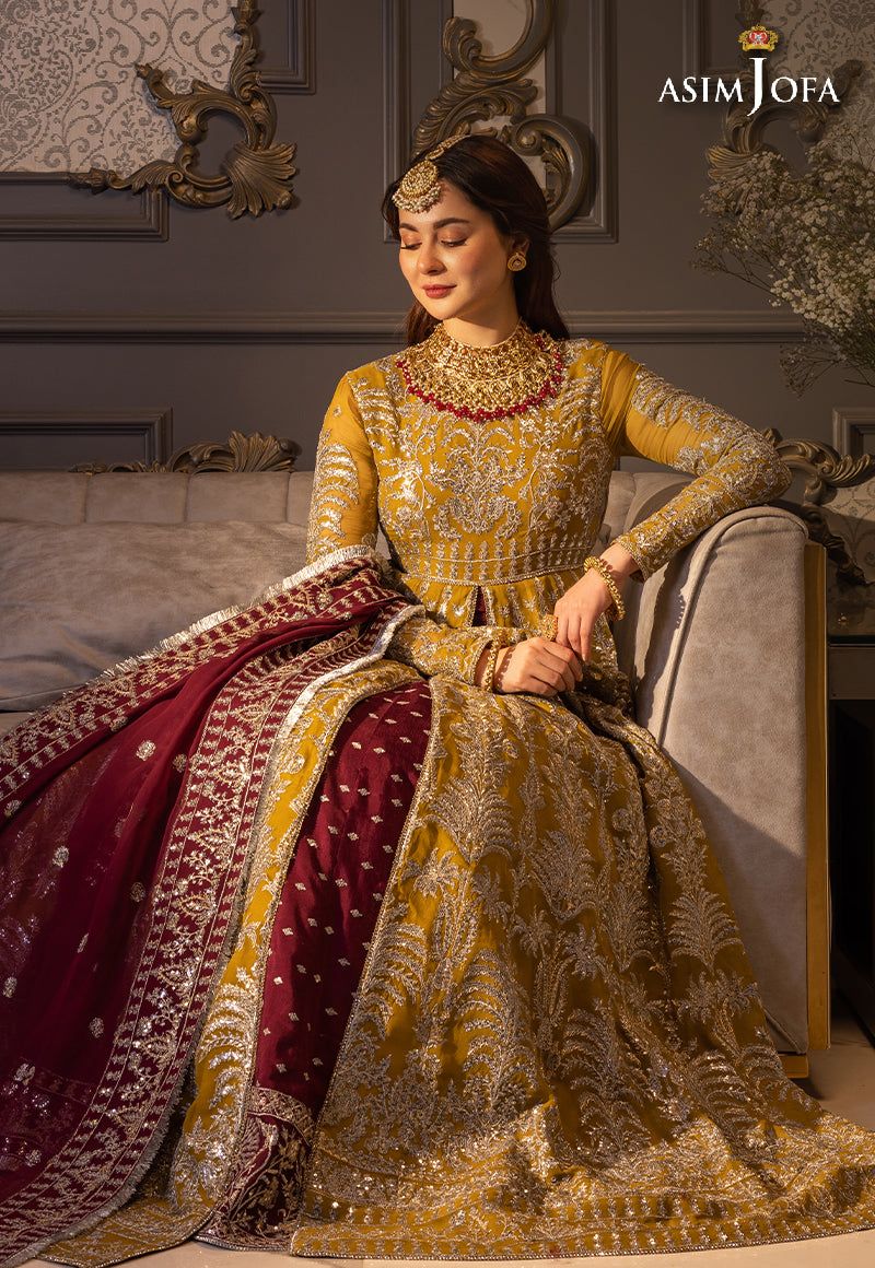 ASIM JOFA LUXUR PRET AJHJ-22 STITCHED - House Of Hania