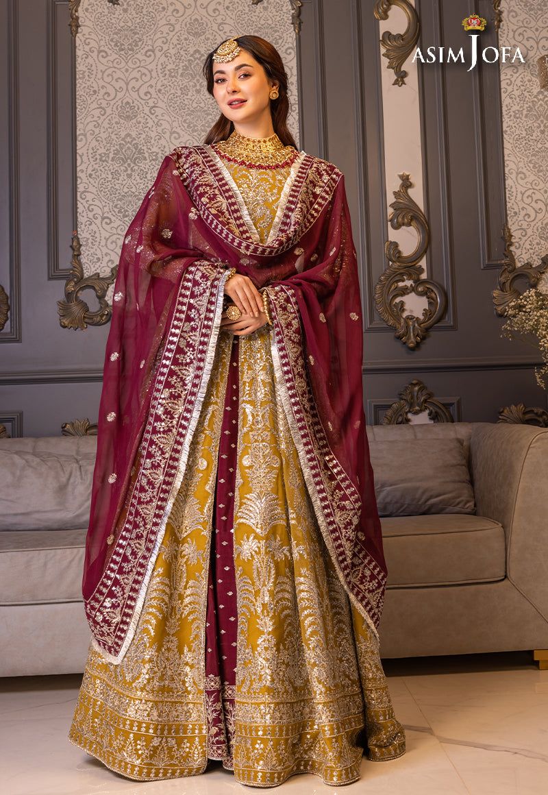 ASIM JOFA LUXUR PRET AJHJ-22 STITCHED - House Of Hania