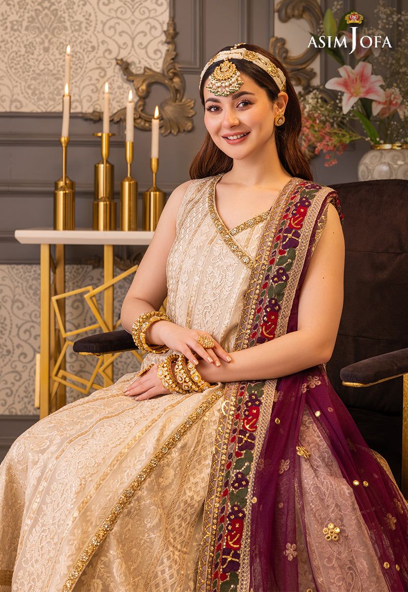 ASIM JOFA LUXUR PRET AJHJ-24 STITCHED - House Of Hania