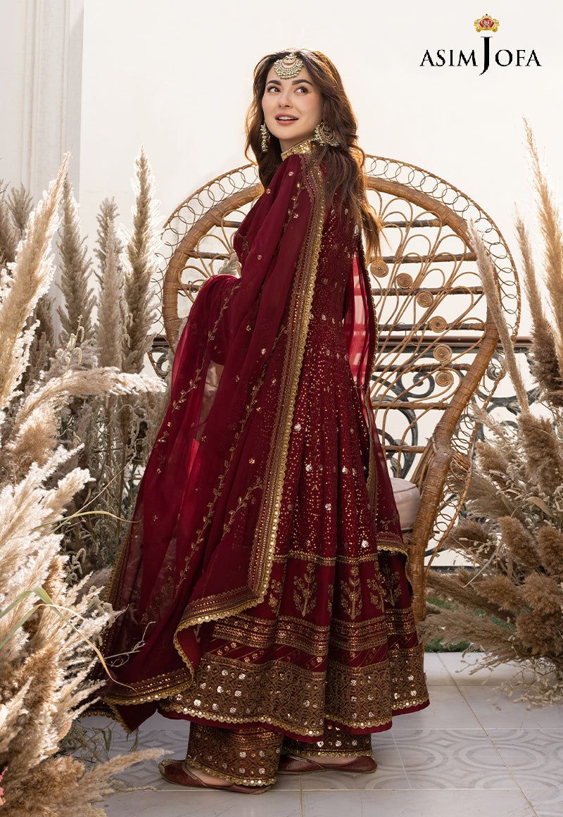 ASIM JOFA LUXUR PRET AJHJ-29 STITCHED - House Of Hania