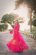 Aaniat Pairhan Pink - House Of Hania