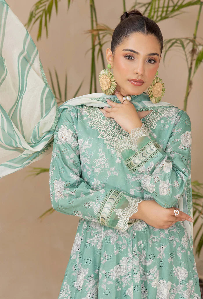 Adans Libas | Adans Chikankari Satin Lawn| CHIKANKARI 818102 - House Of Hania