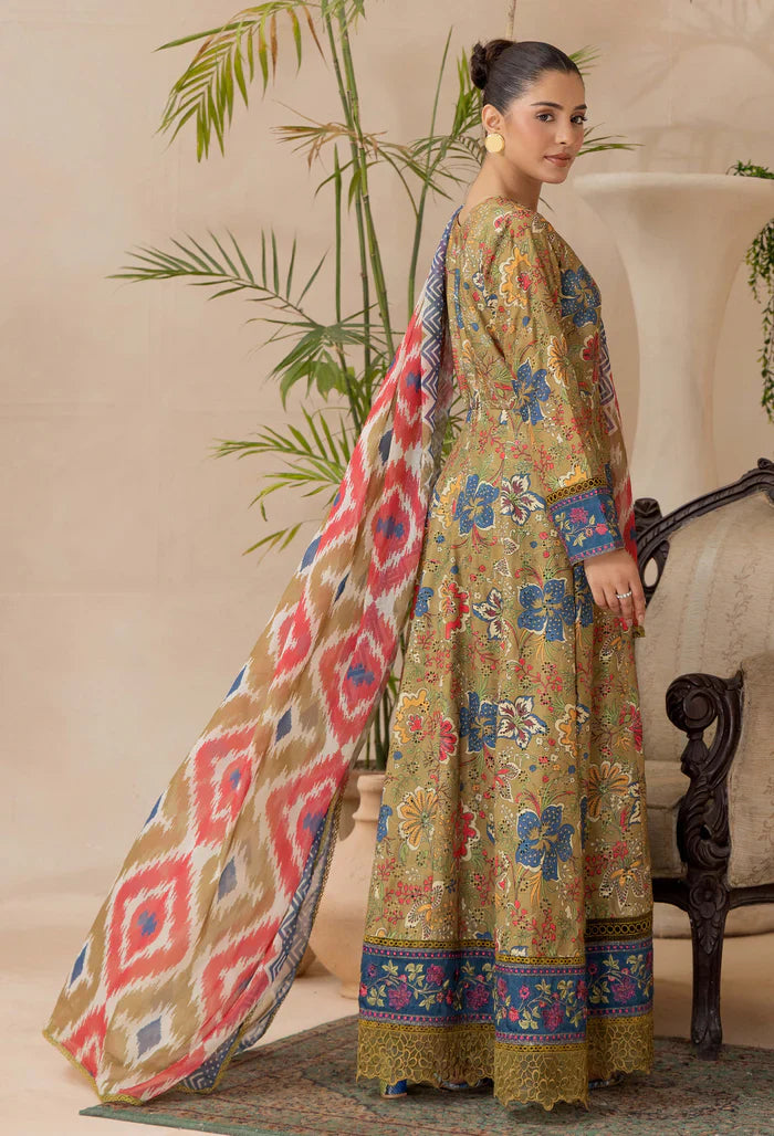 Adans Libas | Adans Chikankari Satin Lawn| CHIKANKARI 818105 - House Of Hania