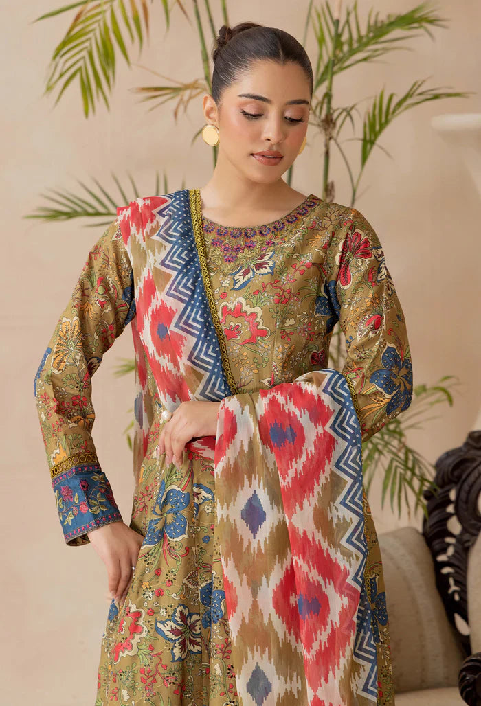 Adans Libas | Adans Chikankari Satin Lawn| CHIKANKARI 818105 - House Of Hania