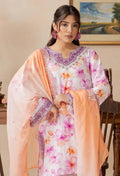 Adans Libas | Adans Embroidered satin  | Satin Lawn 828211 - House Of Hania