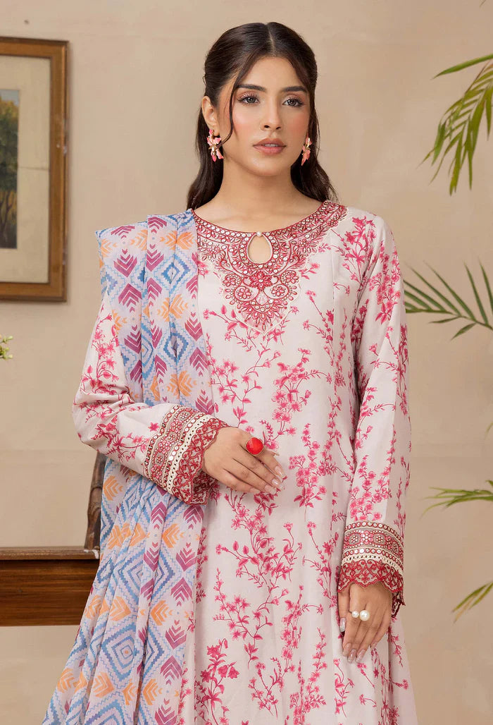 Adans Libas | Adans Embroidered satin | Satin Lawn 828212 - House Of Hania