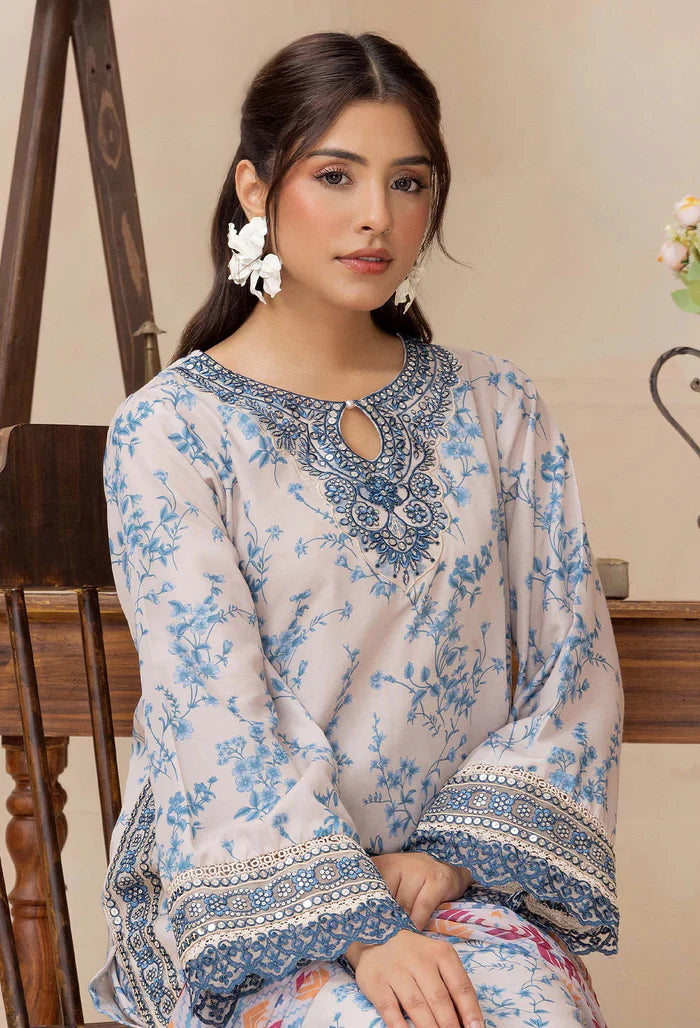Adans Libas | Adans Embroidered satin | Satin Lawn 828213 - House Of Hania