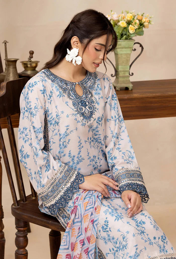 Adans Libas | Adans Embroidered satin | Satin Lawn 828213 - House Of Hania