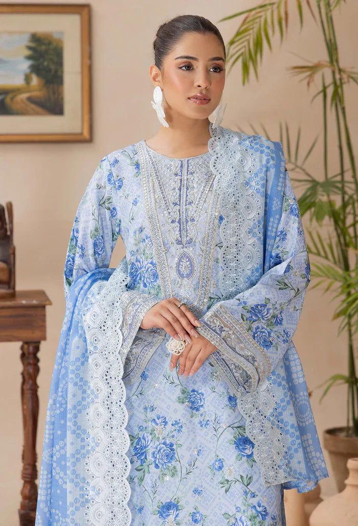 Adans Libas | Adans Embroidered satin | Satin Lawn 828216 - House Of Hania