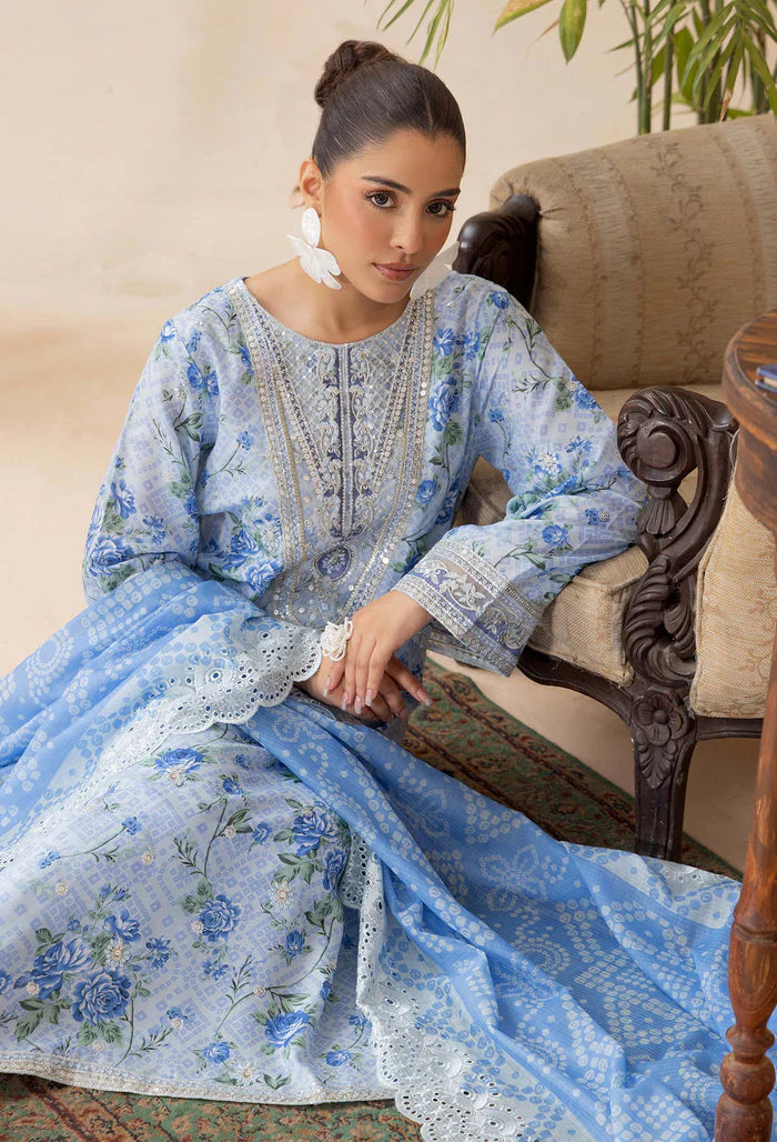 Adans Libas | Adans Embroidered satin | Satin Lawn 828216 - House Of Hania