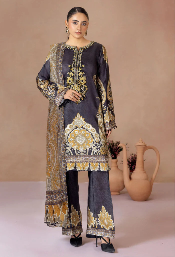 Adans Libas | Adans Monochrome Silk | MONOCHROME 10 - House Of Hania