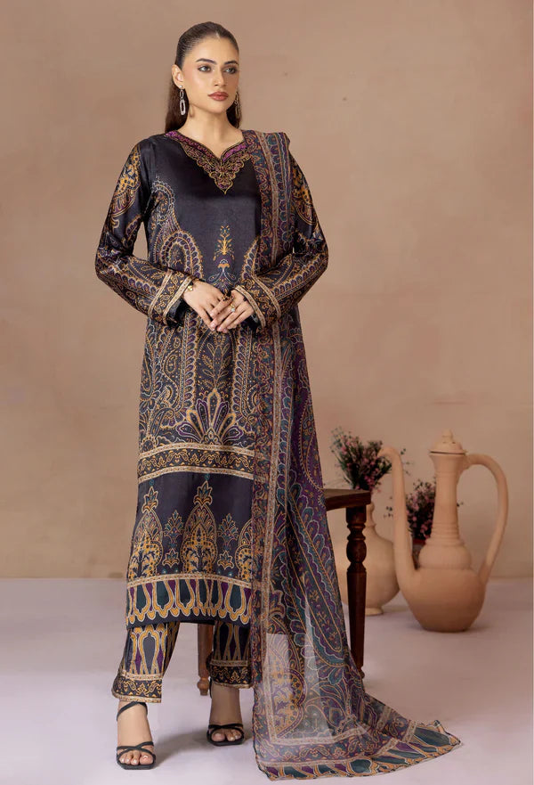 Adans Libas | Adans Monochrome  Silk | MONOCHROME 7 - House Of Hania