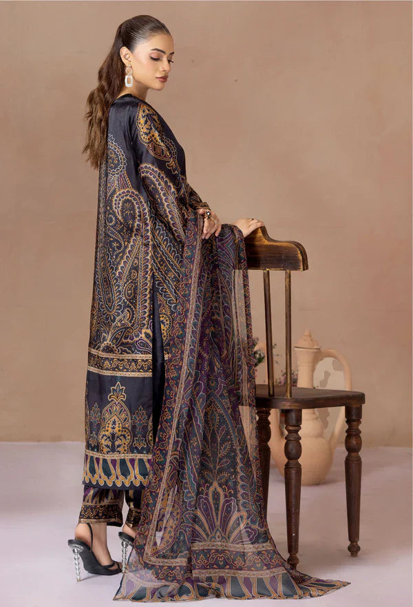 Adans Libas | Adans Monochrome  Silk | MONOCHROME 7 - House Of Hania