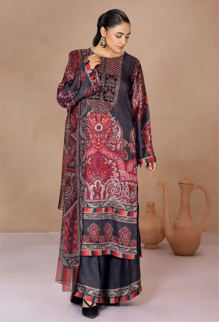 Adans Libas | Adans Monochrome  Silk | MONOCHROME 9 - House Of Hania