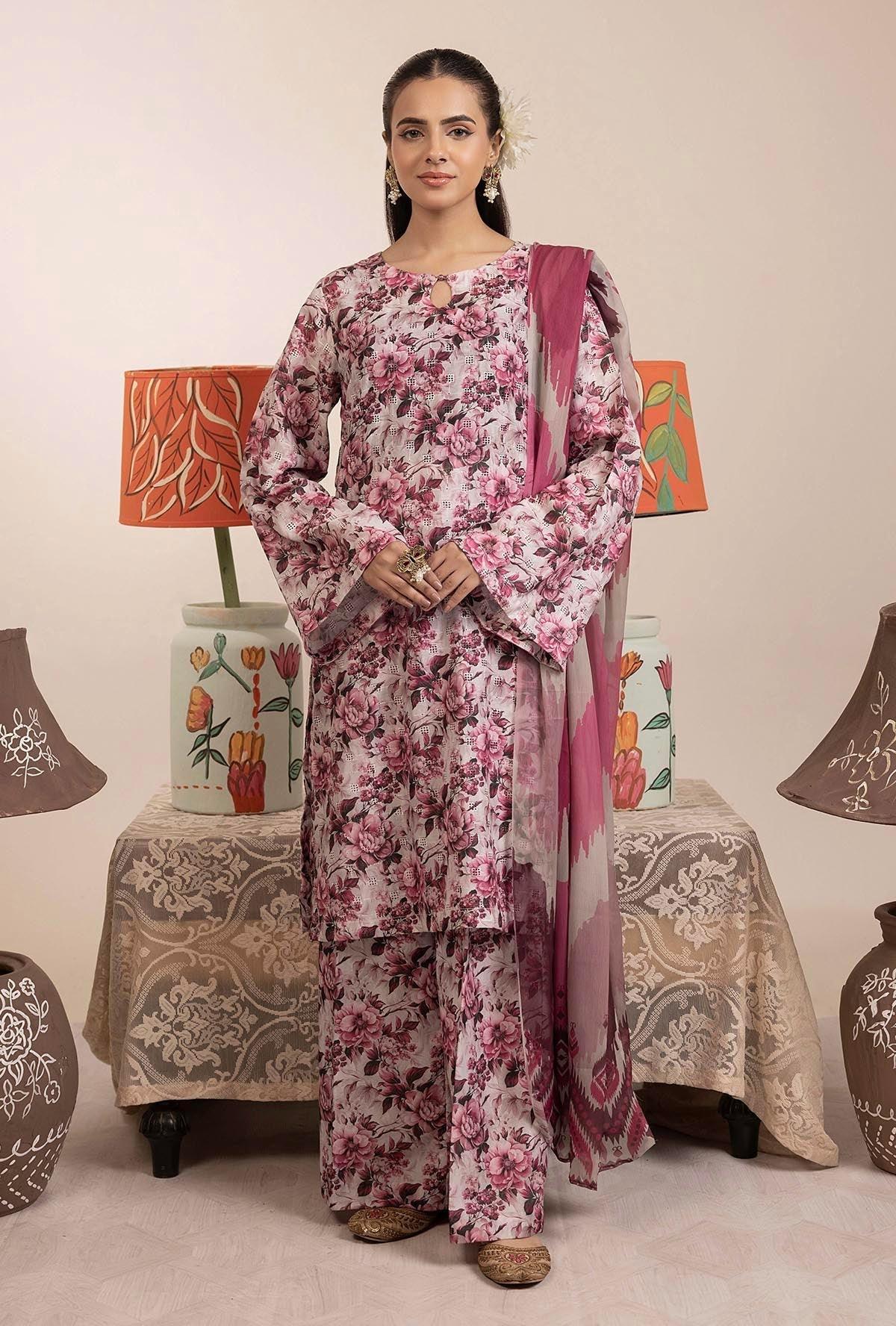 Adans Libas | Basic Chikankari | 7701 - House Of Hania