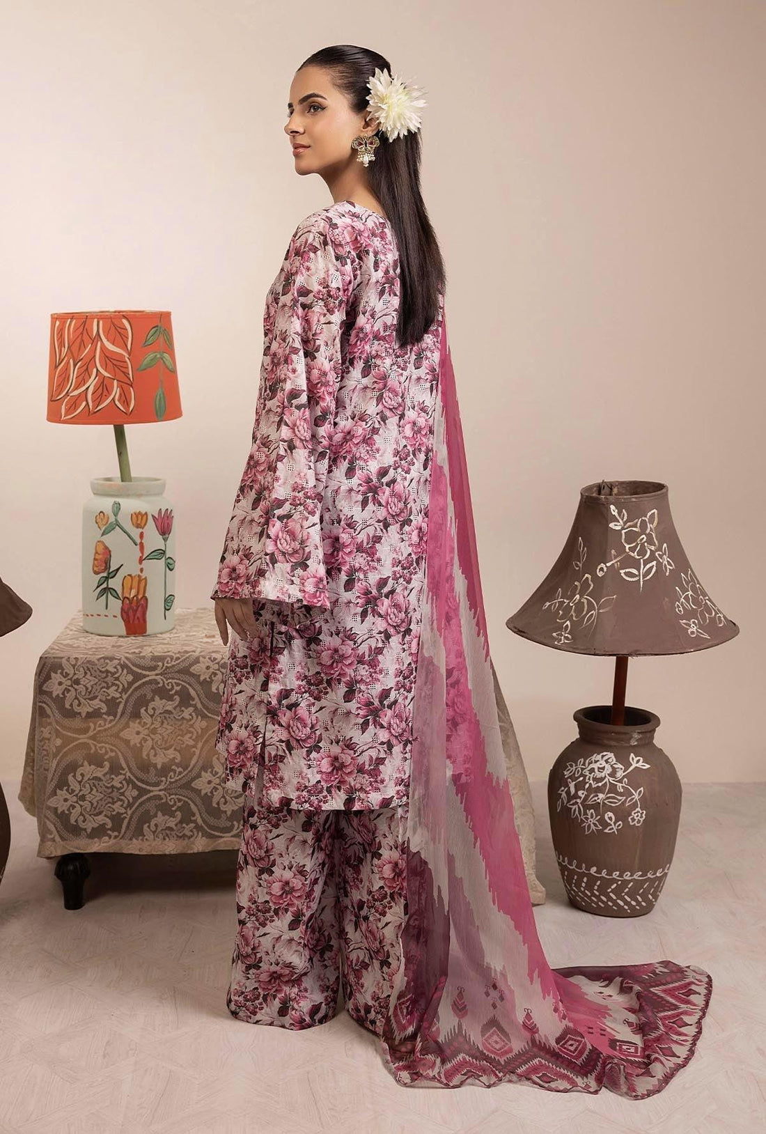 Adans Libas | Basic Chikankari | 7701 - House Of Hania